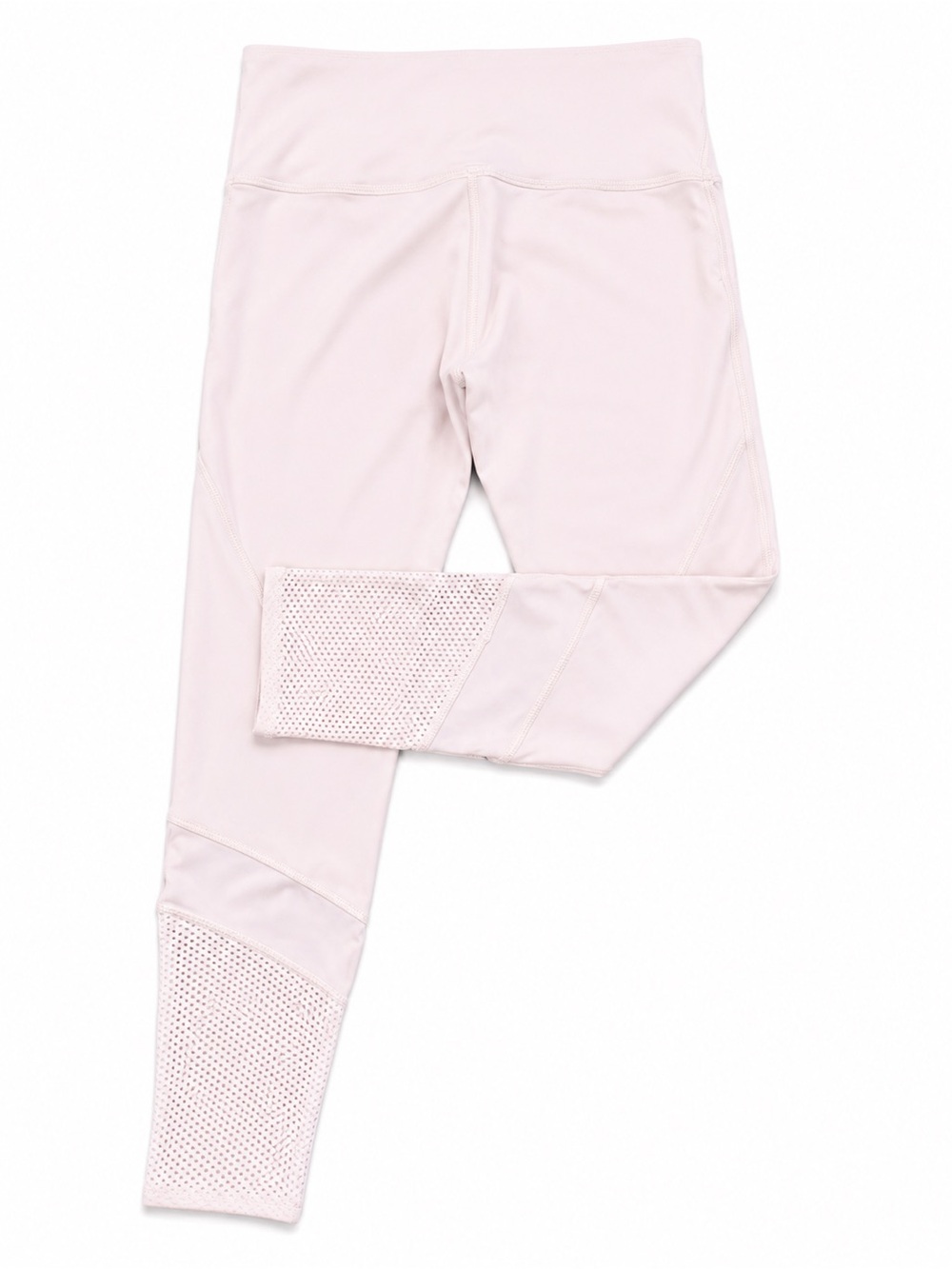 LAM High Waist White Leggings Size Large Mesh
Detail Cropped Athletic Pants